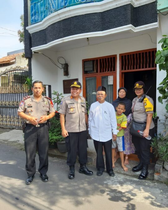 Kasat Binmas Metro Jakpus Kunjungi Tomas Di Kel Cempaka Putih Timur