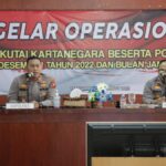 Kapolres Kutai Kartanegara AKBP Hari Rosena, S.H., S.I.K., M.SI pimpin langsung Gelar Oprasional Polres Kutai Kartanegara berserta Polsek