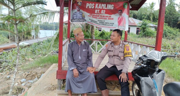 Bhabinkamtibmas Ajak Warga Wujudkan Kamtibmas Kondusif